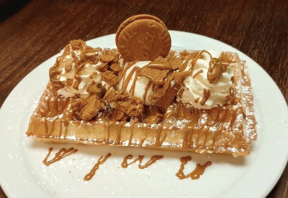 Biscoff Cookie Waffle (Limited Time Special - Caramelized, crunchy cinnamon cookie from Belgium)